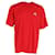 T-Shirt Logo Balenciaga in poliammide rossa Rosso Nylon  ref.951794