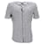 Brunello Cucinelli Striped Short Sleeve Button Up Shirt in Grey Linen  ref.951801