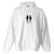 Sudadera con capucha extragrande en algodón blanco Pride Series de Balenciaga  ref.951802