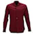 Prada Classic Button Up Shirt in Red Cotton  ref.951812