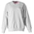 Suéter de cuello redondo con logo Supreme Small Box en algodón gris ceniza  ref.951820