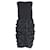 Max Mara Atelier Vestido com aplicação de penas em triacetato preto Sintético  ref.951877