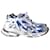 Everyday Balenciaga Distressed Effect Runner Sneakers in Blue Synthetic Fabric  ref.951879