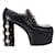 Gucci Studded Platform Horsebit Loafers in Black Leather  ref.951907