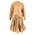 Marni Tiered Midi Shirt Dress in Tan Cotton Brown Beige  ref.951915