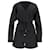Nanushka Abel Cloqué Wrap Top and Shorts Set in Black Polyester  ref.951917