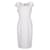 Roland Mouret Jeddler Square-Neck Crepe Sheath Dress in White Polyester  ref.951936
