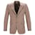 Prada Tailored Blazer à boutonnage simple en coton marron  ref.951954