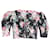 Blusa Zimmermann Bellitude cropped com cadarço em linho com estampa floral  ref.951998