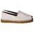 Saint Laurent Espadrille Loafers in Cream Canvas White Cloth  ref.952011