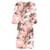 Knielanges Kleid mit bemaltem Blumen-Print von Dolce & Gabbana aus mehrfarbigem Polyester  ref.952050