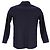 Herno Giacca Camicia Button Down in Lana Blu Navy - vista 3