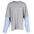 T-shirt Balenciaga Political Campaign a strati in cotone grigio  ref.952078