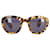Gafas de sol de carey en acetato marrón Linda Farrow x Dries Van Noten Fibra de celulosa  ref.952092