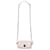 Mini borsa Tory Burch con patta e tracolla a catena in pelle color crema Bianco Crudo  ref.952100