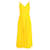 Jason Wu Midi Dress in Yellow Silk  ref.952120