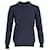 Apc a.P.C. Long Sleeve Polo Shirt in Navy Blue Wool  ref.952129