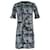 M Missoni Striped Shift Dress in Blue Viscose Cellulose fibre  ref.952144