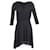 Prada Ruched Mini Dress in Black Viscose Cellulose fibre  ref.952147
