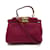 Fendi Micro Leather Peekaboo Crossbody Bag Pink  ref.952188
