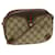 GUCCI GG Canvas Web Sherry Line Shoulder Bag Beige Red Green Auth 43903  ref.952249