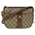GUCCI GG Canvas Web Sherry Line Shoulder Bag Beige Red 89.02.032 auth 44256  ref.952300