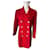 Chanel Manteaux, Vêtements d'extérieur Laine Rouge  ref.952336