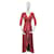 Autre Marque RETROFETE Robes International XS Polyester Rouge  ref.952354
