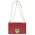 Dolce & Gabbana Devotion Chain Large Mohnrote Tasche aus gestepptem Nappaleder  ref.952687