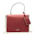Valentino Garavani Red Leather Studs Shoulder Bag  ref.952736