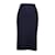 Yves Saint Laurent Midi Skirt Blue Navy blue  ref.952779