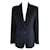 Autre Marque ***Hardy Amies Pinstripe Blazer Jacket Grey Navy blue Polyester Wool  ref.952835
