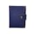 Gucci Vintage blaue Monogramm-Leinwand 4 Ring-Agenda-Cover  ref.952864