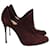 Christian Louboutin Dugueclina 100 Ankle Booties in Burgundy Suede Dark red  ref.953635