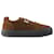 Autre Marque Sneakers Dreamy - Sunnei - Leather - Chocolate Black  ref.953699