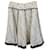 Mini-jupe ajustée et évasée à pois Oscar De La Renta en polyamide crème Blanc Écru  ref.953709