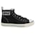 Valentino Garavani Giggies High-Top-Sneaker aus schwarzem Polyester  ref.953742