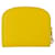 Apc Demi Lune Mini Compact Change Purse - A.P.C - Leather - Yellow Pony-style calfskin  ref.953892