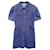 Miu Miu Collared Button Front Denim Mini Dress in Blue Cotton  ref.953894