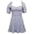 Reformation Paxton Mini Dress in Light Blue Organic Cotton  ref.953975