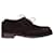 Sapato Derby com cadarço Ermenegildo Zegna em camurça marrom Suécia  ref.954004