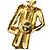 Spilla Chanel Gold Coco Mademoiselle Pin D'oro - vista 3