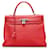 Hermès Rouge Togo Kelly 35 Cuir Veau façon poulain  ref.954651