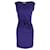 Diane Von Furstenberg Robe Mini Della à Taille Nouée en Nylon Violet  ref.954719