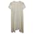 Maison Martin Margiela Maison Margiela Side Pleat Dress in Cream Wool White  ref.954743