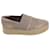Vince Wilden Espadrille  Platform Slip On Sneakers in Grey Suede  ref.954753