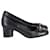 Sapatos Salvatore Ferragamo Avery em Couro Preto  ref.954762