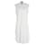 Alaïa Ärmelloses Hemdkleid aus weißer Baumwolle  ref.954809