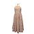 Autre Marque Caroline Constas Abito midi con stampa Gretta in cotone multicolor