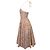 Autre Marque Caroline Constas Abito midi con stampa Gretta in cotone multicolor - vista 2